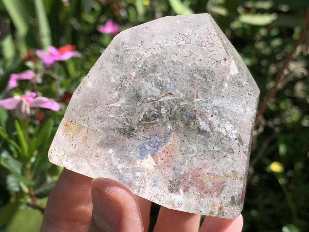 Polished Clear Window Quartz With Inclusions x 1 From Akansobe, Madagascar