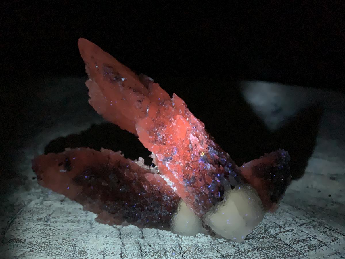 Natural Spearhead Calcite Triple Sceptre Specimen x 1 From Albert's Mountain, Lesotho