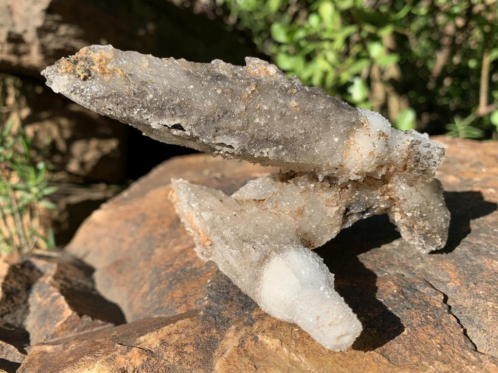 Natural Spearhead Calcite Triple Sceptre Specimen x 1 From Albert's Mountain, Lesotho