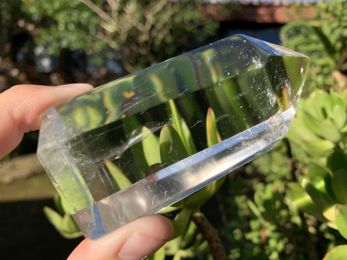 Polished Optic Clear Quartz Crystal x 1 From Madagascar
