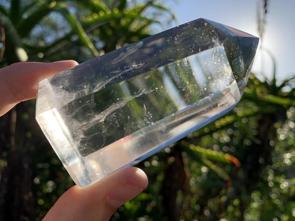 Polished Optic Clear Quartz Crystal x 1 From Madagascar