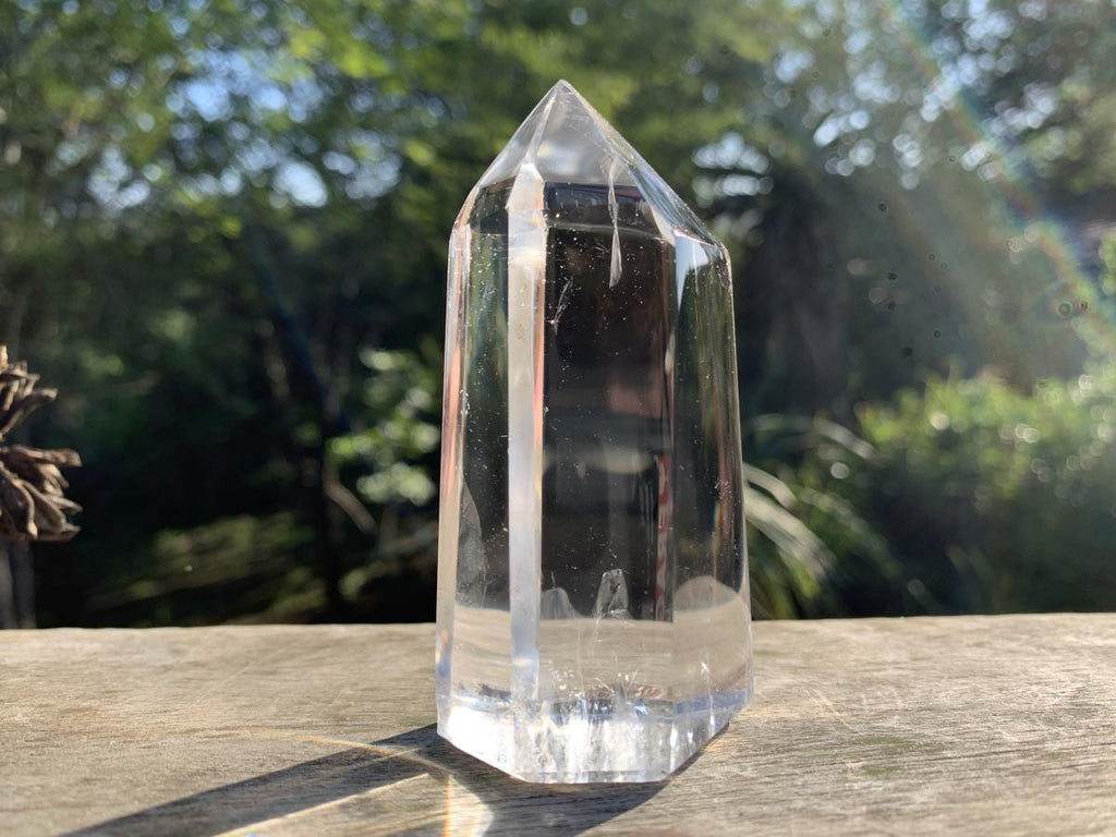 Polished Optic Clear Quartz Crystal x 1 From Madagascar