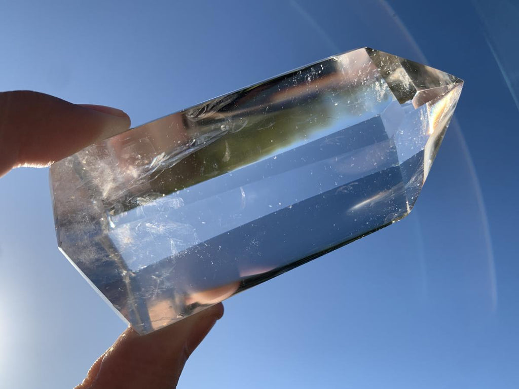 Polished Optic Clear Quartz Crystal x 1 From Madagascar