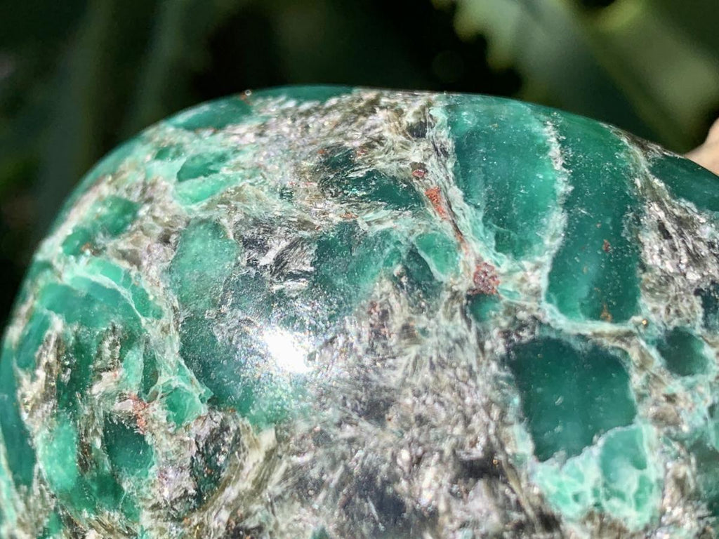 Polished Mutokolite Emerald Chrome Muscovite Mica Standing Free Form x 1 From Mutoko, Great Dyke, Zimbabwe