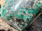Polished Mutokolite Emerald Chrome Muscovite Mica Standing Free Form x 1 From Mutoko, Great Dyke, Zimbabwe