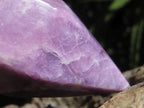 Polished Double Terminated Lilac Lepidolite Crystal x 1 From Zimbabwe