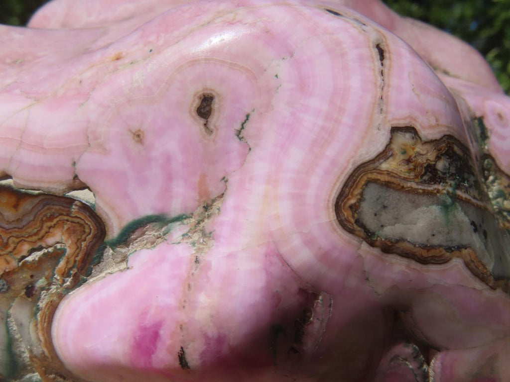 Polished Rare Fluorescent Large Cobaltion Dolomite and Aragonite on Dolomite x 1 From Congo