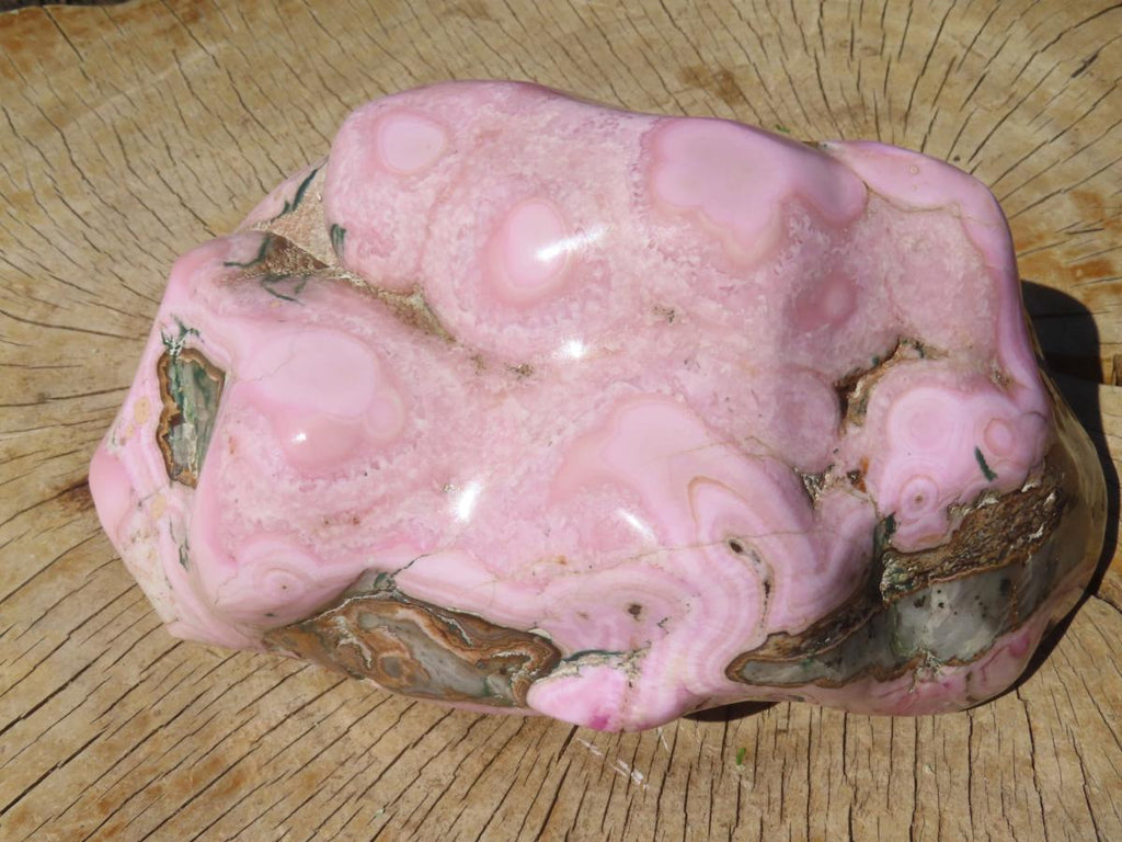 Polished Rare Fluorescent Large Cobaltion Dolomite and Aragonite on Dolomite x 1 From Congo