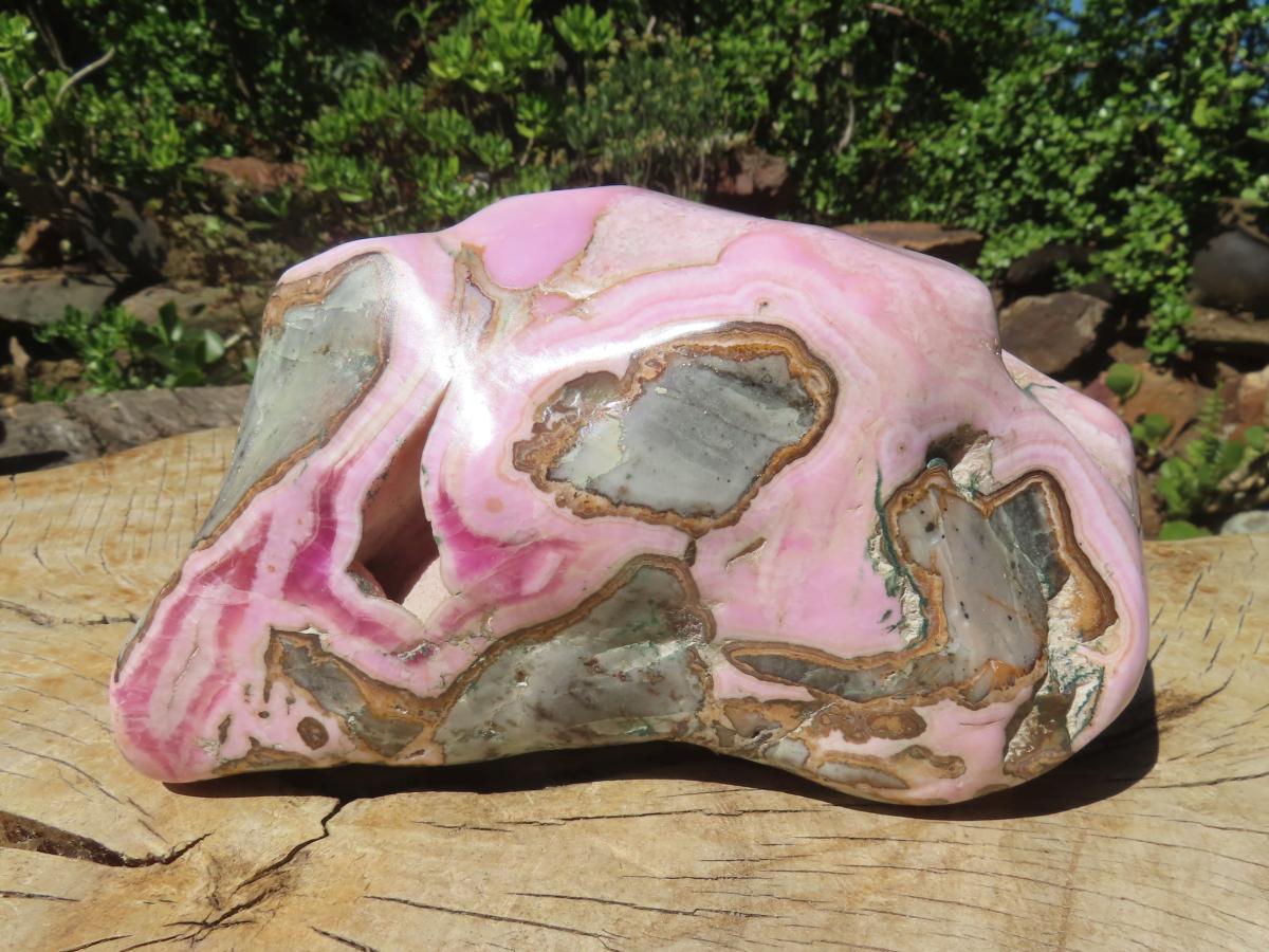 Polished Rare Fluorescent Large Cobaltion Dolomite and Aragonite on Dolomite x 1 From Congo