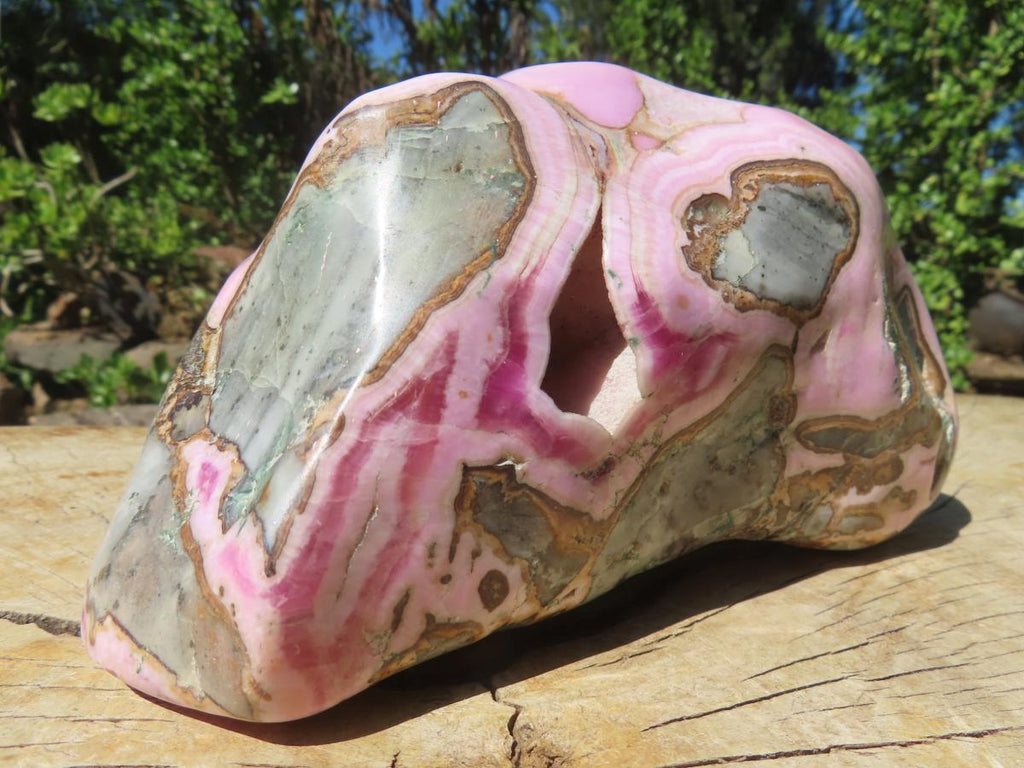 Polished Rare Fluorescent Large Cobaltion Dolomite and Aragonite on Dolomite x 1 From Congo