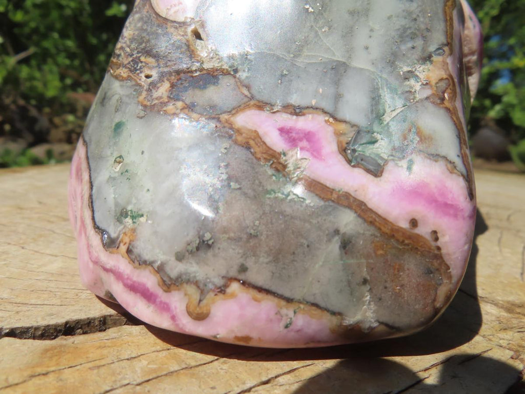 Polished Rare Fluorescent Large Cobaltion Dolomite and Aragonite on Dolomite x 1 From Congo