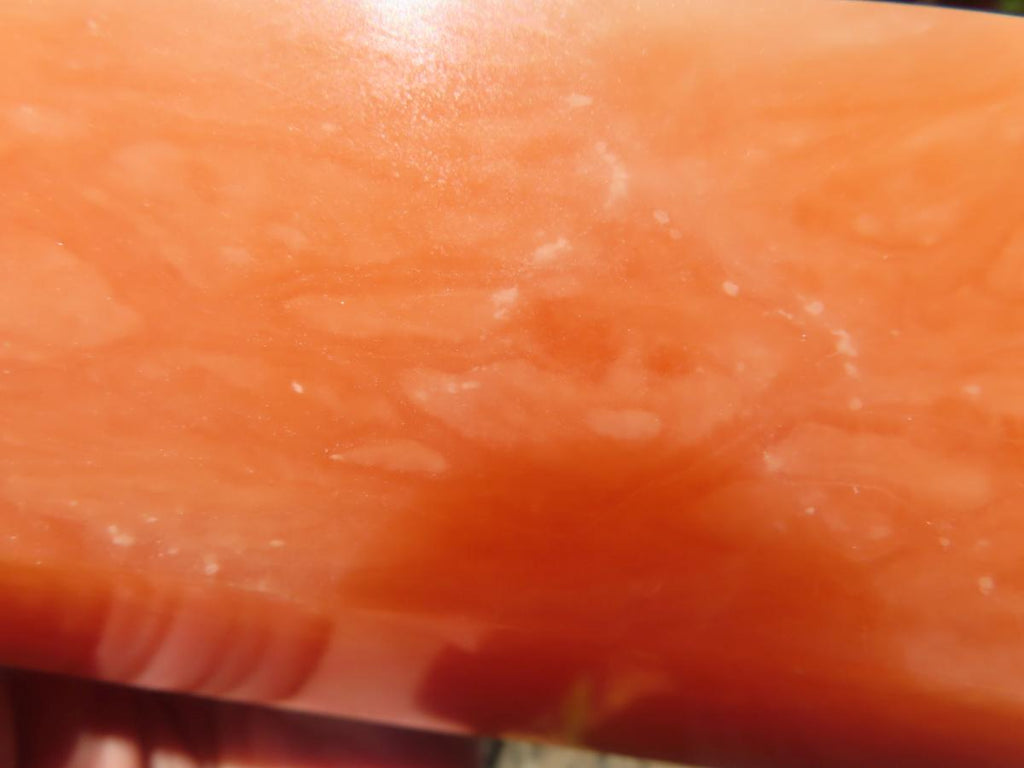 Polished XL Orange Twist Calcite Display Tower x 1 From Madagascar