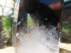 Polished Morion Black Smokey and Clear Sceptre Phantom Crystal x 1 From Madagascar