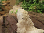 Natural Clear Quartz Chalcopyrite, Cerussite Disk and Calcite, Crystal x 1 From Tsumeb, Namibia