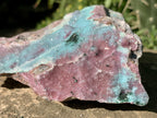 Natural Drusy Coated Chrysocolla and Salrose on Dolomite x 1 From Likasi, Congo