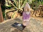 Polished Smokey Chevron Amethyst Crystal x 1 From Madagascar