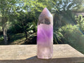 Polished Smokey Chevron Amethyst Crystal x 1 From Madagascar