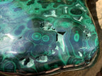 Polished Large Flat Silky Malachite Plate Specimen x 1 From Kasompe, Congo