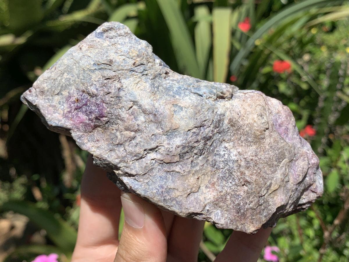 Natural Super Rare Blue Richterite with Sugilite x 1 From Wessels Mine, Northern Cape, South Africa