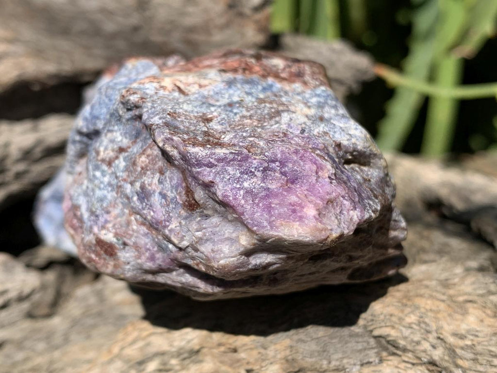 Natural Super Rare Blue Richterite with Sugilite x 1 From Wessels Mine, Northern Cape, South Africa