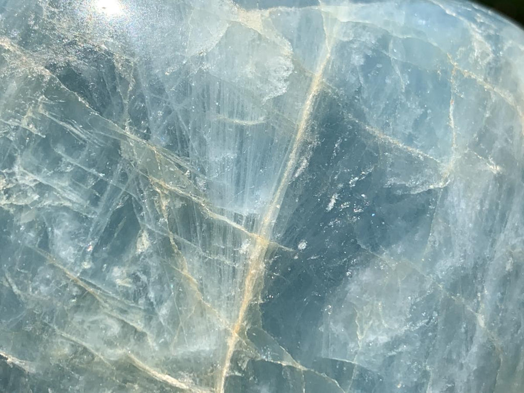 Polished Super Rare Aquamarine Gemstone Heart x 1 From Angola