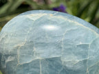 Polished Super Rare Aquamarine Gemstone Heart x 1 From Angola