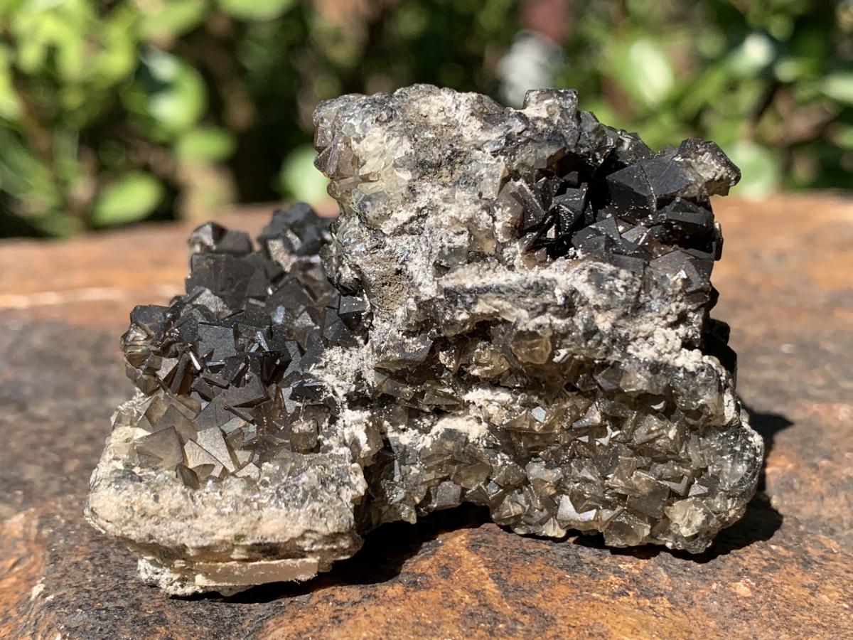 Natural Rare Black Smithsonite Cluster x 1 From Tsumeb, Namibia