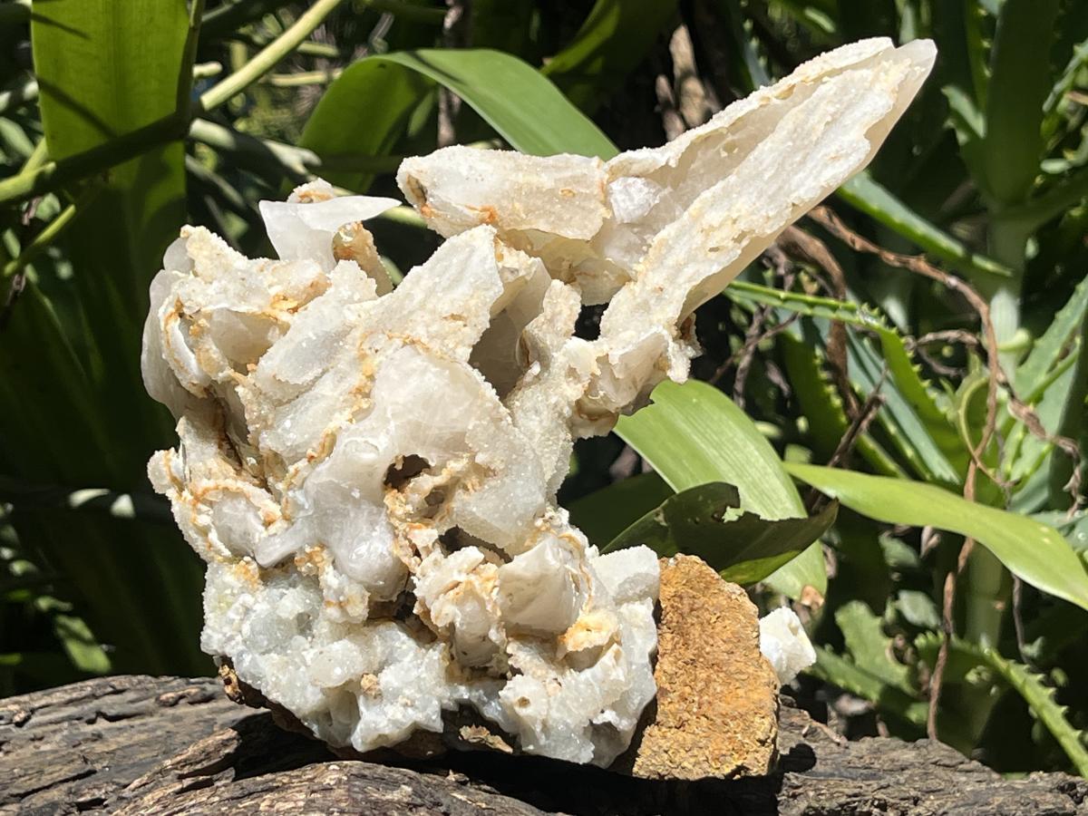 Natural Rare Spearhead Fluorescent Calcite Specimen x 1 From Albert's Mountain, Lesotho