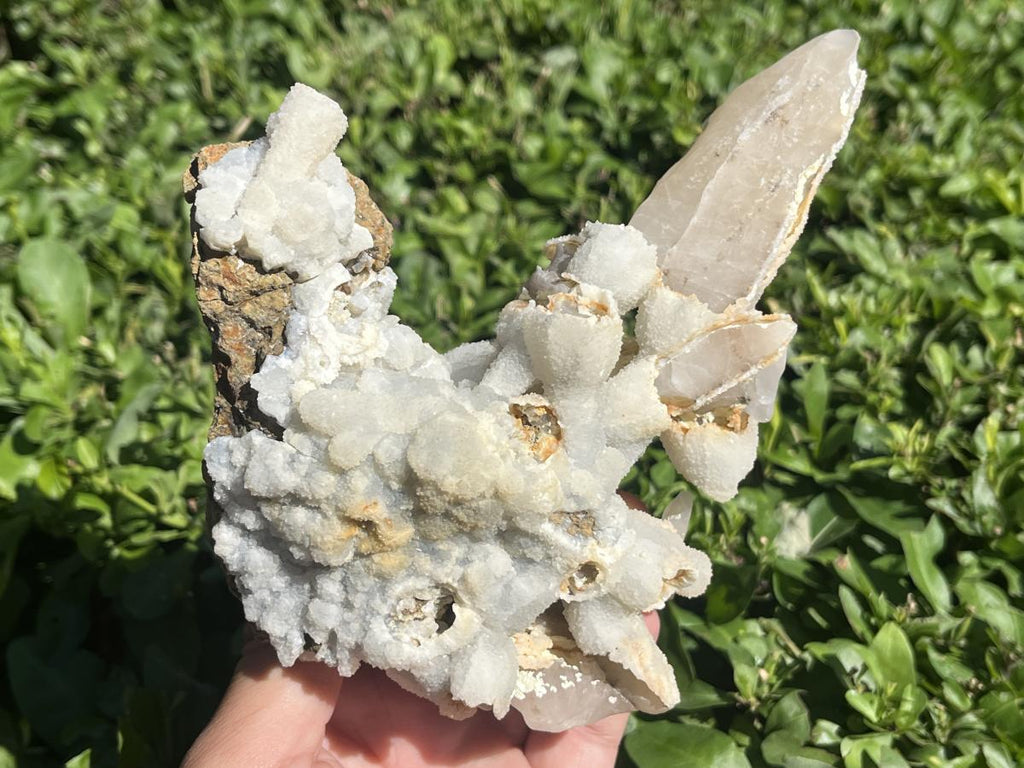 Natural Rare Spearhead Fluorescent Calcite Specimen x 1 From Albert's Mountain, Lesotho