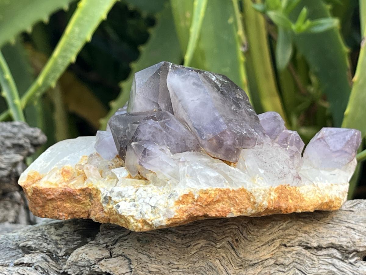 Natural Smokey Amethyst Crystal Cluster x 1 From Brandberg, Namibia