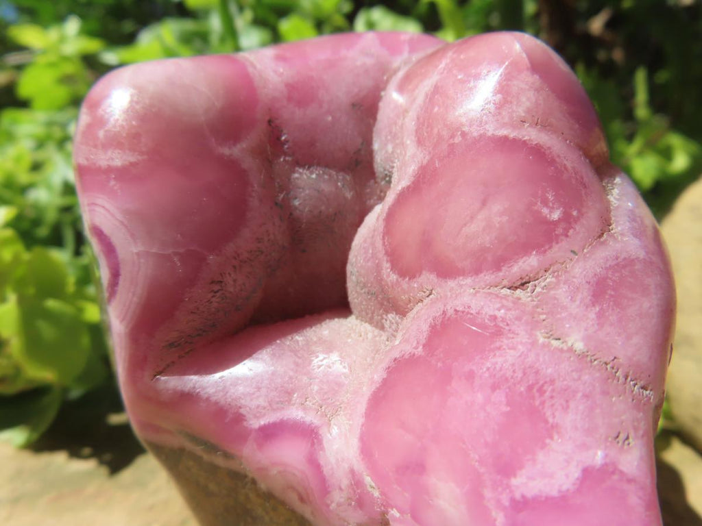 Polished Large Cobaltion Aragonite on Dolomite Specimen x 1 From Congo