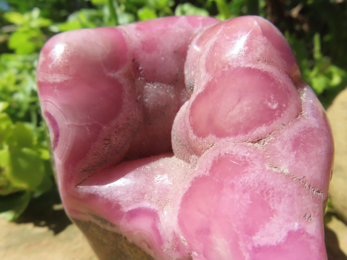 Polished Large Cobaltion Aragonite on Dolomite Specimen x 1 From Congo