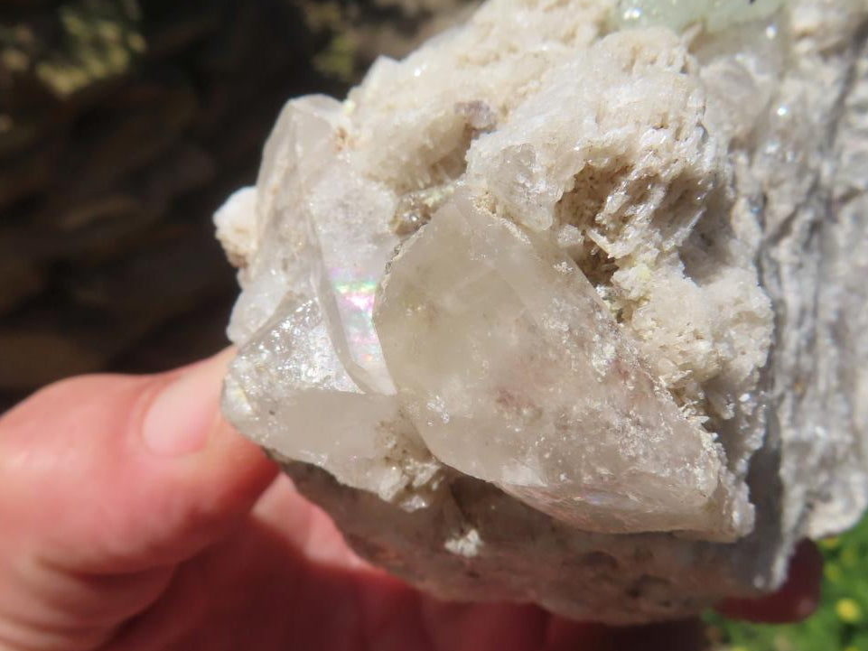 Natural Large Topaz and Feldspar Specimen x 1 From Spitzkop, Namibia