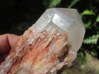 Polished White Phantom Cascading Candle Quartz Crystal x 1 From Madagascar
