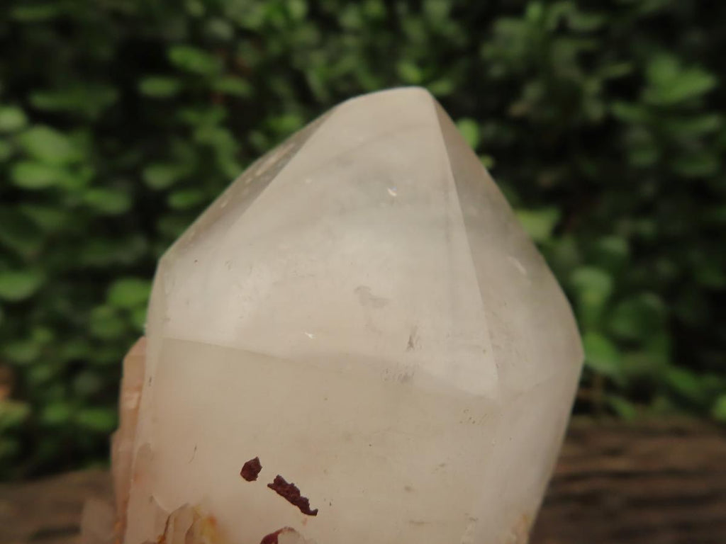 Polished White Phantom Cascading Candle Quartz Crystal x 1 From Madagascar