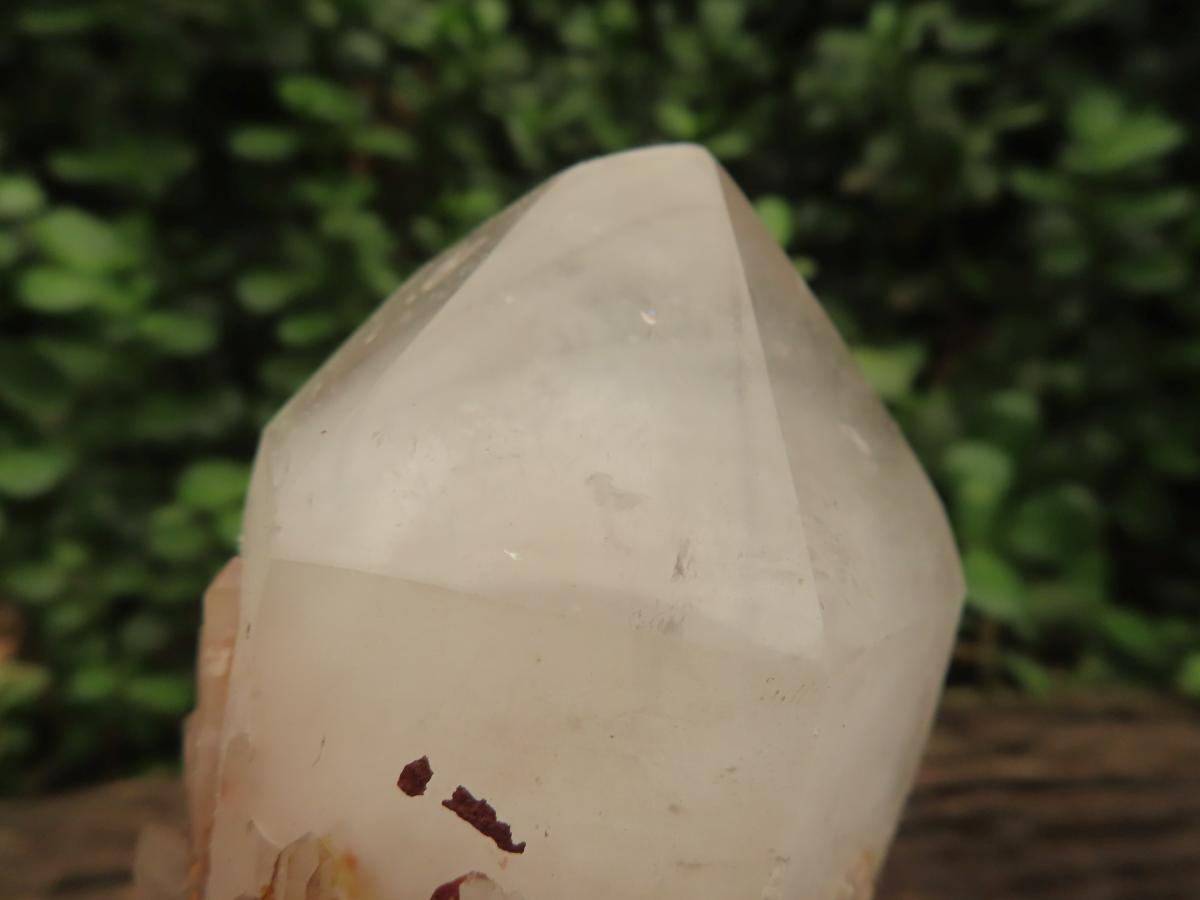 Polished White Phantom Cascading Candle Quartz Crystal x 1 From Madagascar