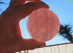 Polished Large Gemmy Star Rose Quartz Sphere x 1 From Ambatondrazaka, Madagascar