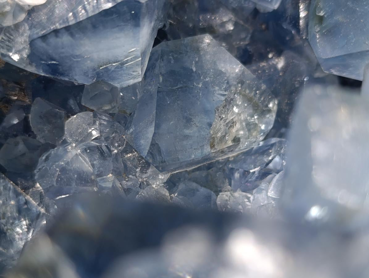 Natural Large Celestite Geode Specimen x 1 From Sakoany, Madagascar