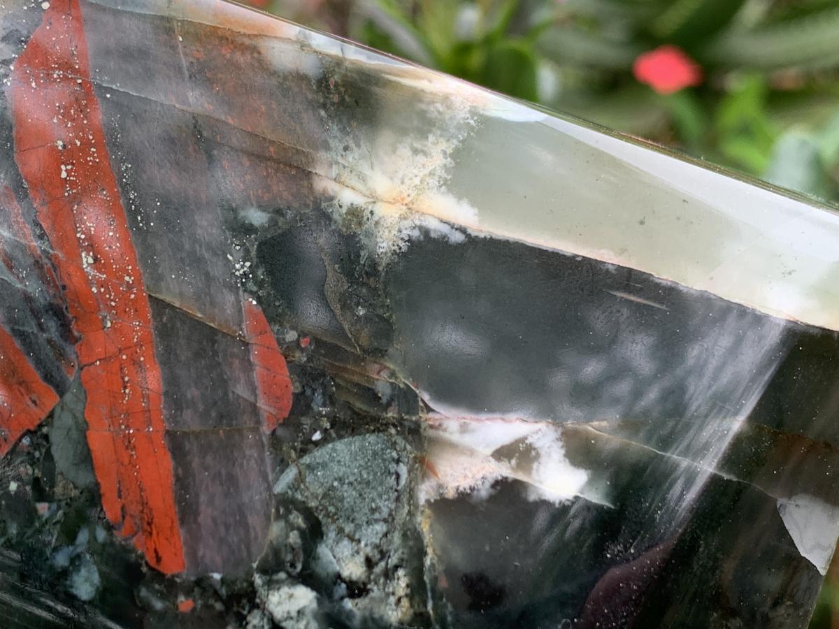 Polished Large Bloodstone Tower x 1 From Swaziland