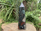 Polished Large Bloodstone Tower x 1 From Swaziland