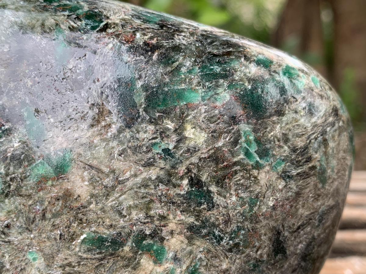 Polished Rare Mutokolite Emerald Muscovite Mica Standing Free Form x 1 From Mutoko, Zimbabwe