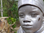 Hand Made Young African Girl Wonder Stone Bust Sculpture x 1 From Zimbabwe