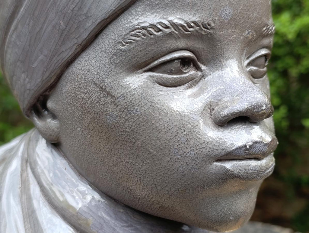Hand Made Young African Girl Wonder Stone Bust Sculpture x 1 From Zimbabwe