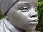Hand Made Young African Girl Wonder Stone Bust Sculpture x 1 From Zimbabwe
