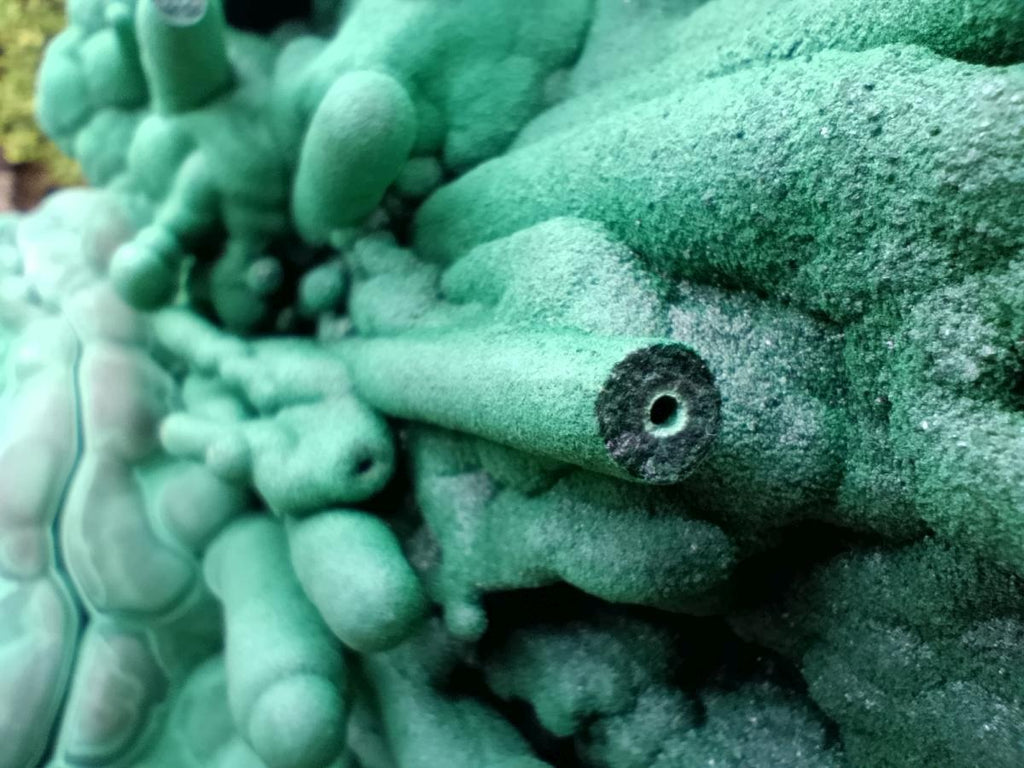 Natural XXL Stalactite Malachite Specimen x 1 From Kolwezi, Congo