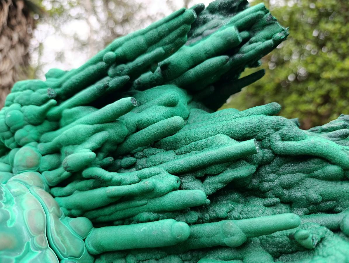 Natural XXL Stalactite Malachite Specimen x 1 From Kolwezi, Congo