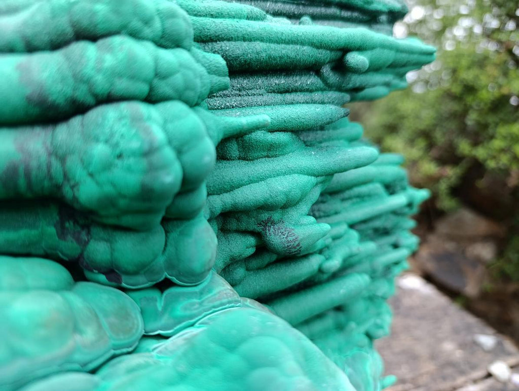 Natural XXL Stalactite Malachite Specimen x 1 From Kolwezi, Congo