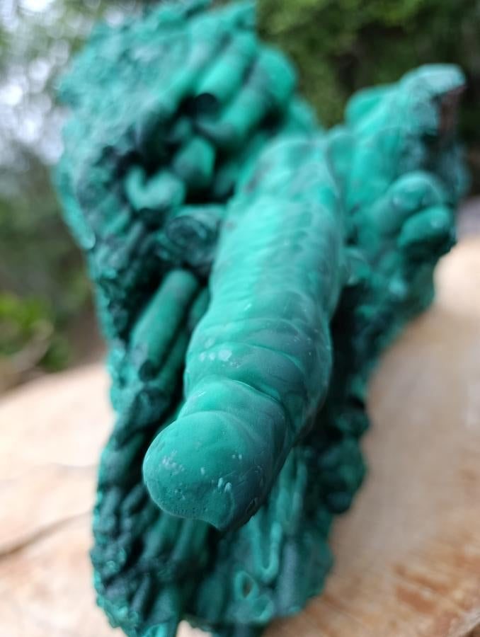 Natural XXL Stalactite Malachite Specimen x 1 From Kolwezi, Congo