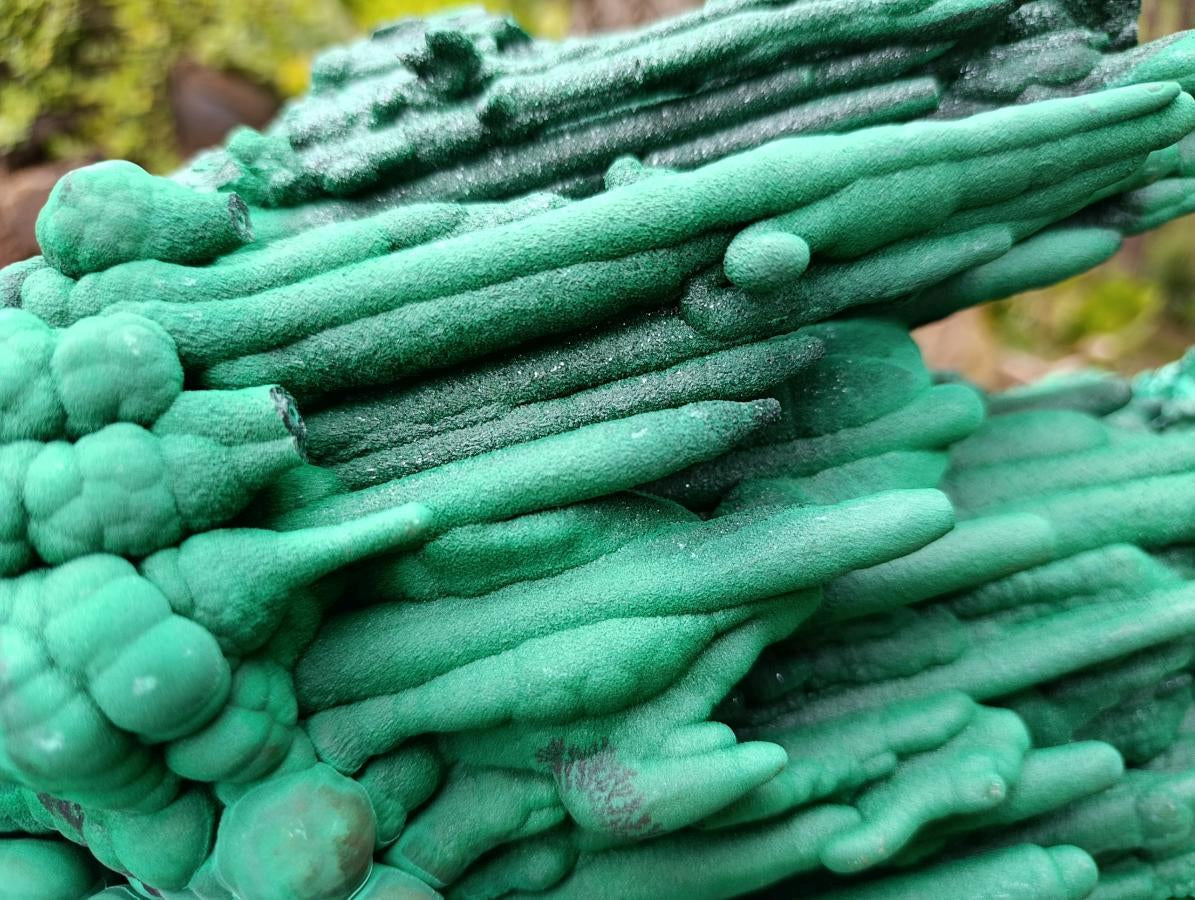 Natural XXL Stalactite Malachite Specimen x 1 From Kolwezi, Congo