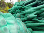 Natural XXL Stalactite Malachite Specimen x 1 From Kolwezi, Congo